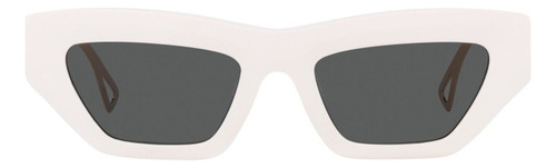 Gafas De Sol Versace Ve4432 Mujer Originales Color Gris Oscuro Color Del Armazón Blanco