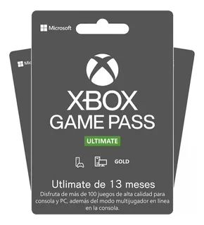 Game Pass Ultimate 12 Meses + 1 Garantizados