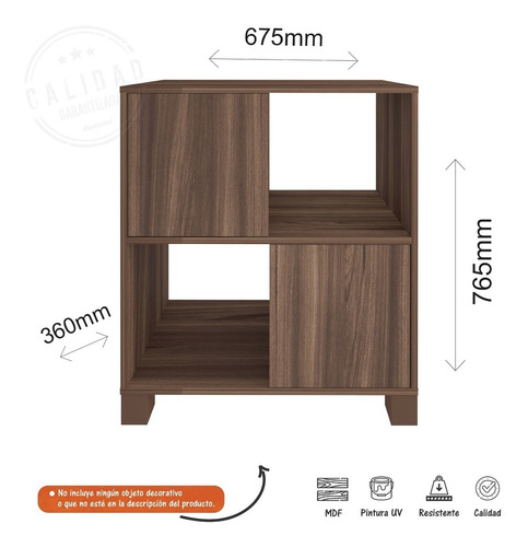 Imagen 7 de 9 de Mesa Auxiliar Biblioteca Kuad Bertolini