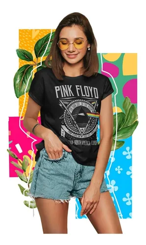 Polera pink floyd mujer sale