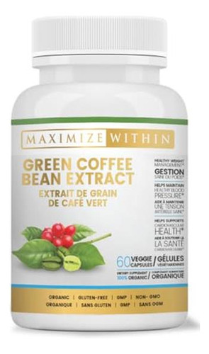Maximize Within Extracto De Grano De Café Verde, 60 Cápsulas