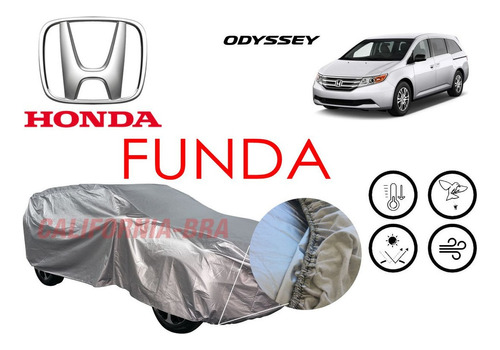 Cubre Impermeable Broche Afelpada Eua Honda Odyssey 2011-17.