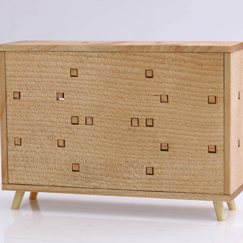 2 Muebles De Madera Para Casa De Muñecas, 1:12 Mini Muebles