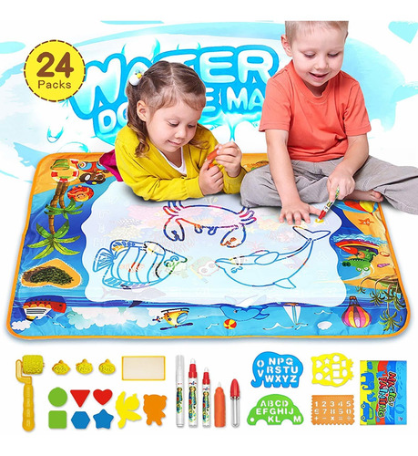 Tapete De Doodle Para Niños Aqua Magic Water Doodle Mat Xl, 