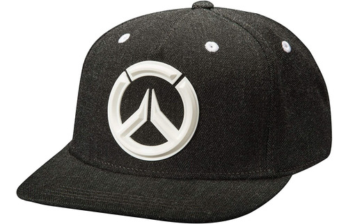 Overwatch Sonic Snapback Gorra De Béisbol, Gris, Talla Adult