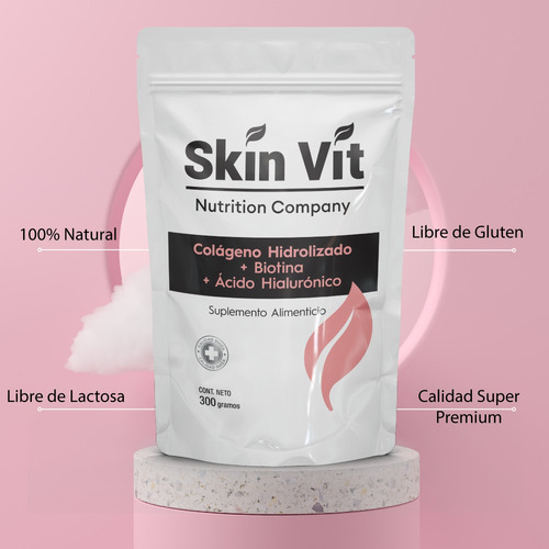 Colágeno Premium + Biotina + Aci. Hialurónico Skin Vit Polvo