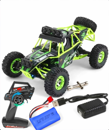 Cars Buggy 4x4 2025 Rc 50km/h Escala Verde Lima Buggy