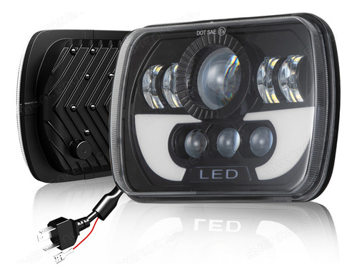 Par De Faros Led De 7x6 Pulgadas Para Toyota Pickup Truck