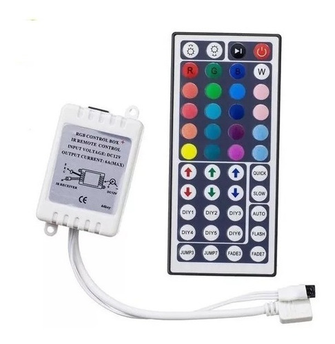 Control Remoto Para Tira Led 44 Botones + Receptor 