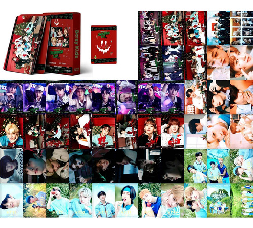 Lomo Cards Photocards De Stray Kids (navidad Evel) 54 Piezas
