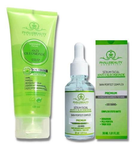 Kit Serum Sabonete Facial Antioleosidade Acne Control Momento De Aplicação Dia/noite Tipo De Pele Todo Tipo De Pele