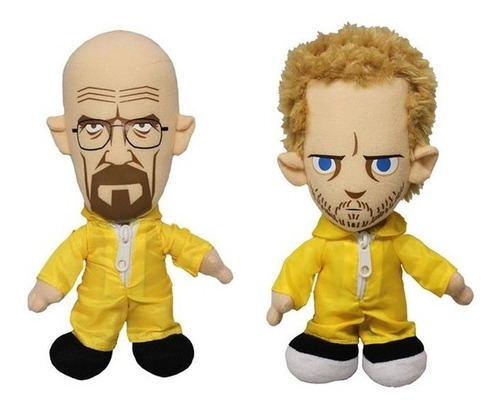 Mezco Breaking Bad Set De Pelúcia - Walter White E Jesse Pin