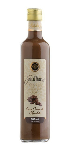 Imagem 1 de 1 de Licor De Chocolate Creme 500ml - Giullian's