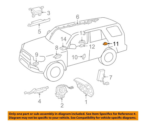 Sensor Impacto Toyota Corolla 2016 2017 Importado A20 A20dia