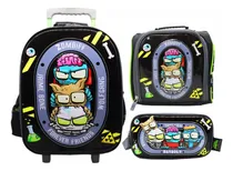 Comprar Pack Maleta Ultra Zombies Negro Oficio Lonchera Cartuchera