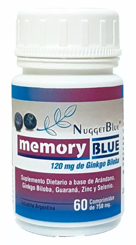 Memoryblue Ginkgo Biloba Zinc Selenio Memoria Energía