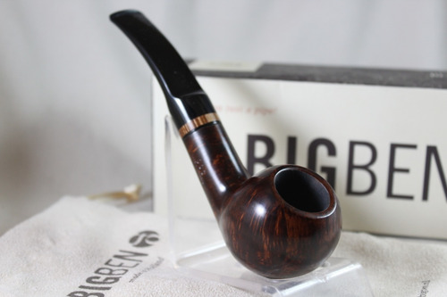 Imagen 1 de 9 de Pipa Big Ben, De Raiz De Brezo, Modelo Café Noir Semi Curva
