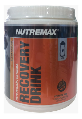 Recovery Drink Recuperación Extrema 540gr - Nutremax