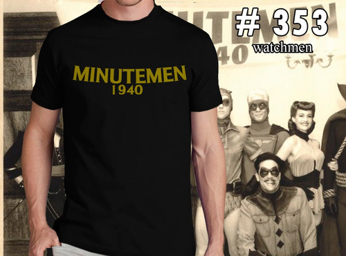 Imagen 4 de 8 de Remeras De Comics Watchmen Dc Comics