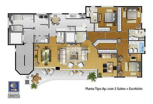Imagem 20 de 30 de Apartamento Á Venda 3 Dorms, Santo Amaro, Sp- R$ 1.7 Mi - V5153