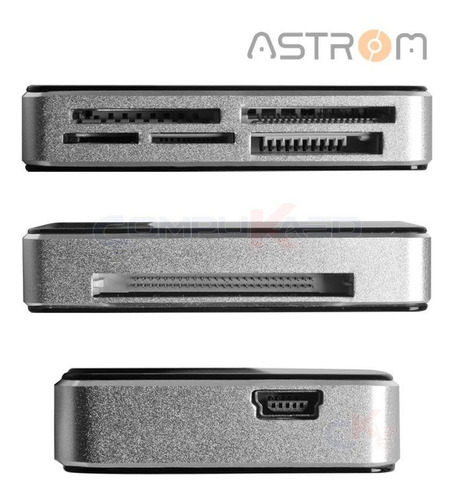 Imagen 2 de 2 de Lector De Memorias At-1005 Compac Flash/sd/microsd/astrom