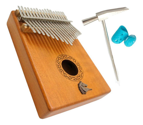 Kalimba Marques Klb-mg17 Mahogany 17 Teclas - Madeira Sapele