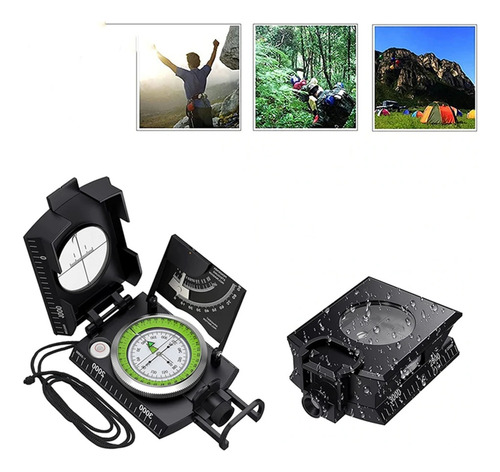 Equipo De Supervivencia Al Aire Libre Brújula Militar Para