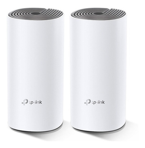 Imagen 4 de 7 de Tp Link Wi-fi Mesh 2 Puertos 10/100 Para Toda La Casa Ac1200 Deco E4 Kit X 2 10/100 Mbps Router Ap