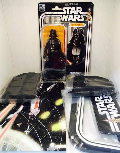 --- Culpatoys Darth Vader 40 Aniversario Black Serie --- (Usado)