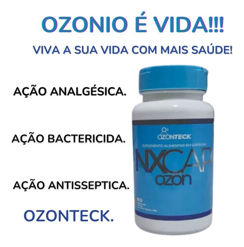 Nx Cap Ozon Ozonteck - Blend Óleos Ozonizados (em Capsulas).