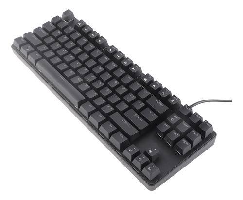 Teclado Mecánico Rgb Ergonómico Para 87 Teclas De Eje Verde