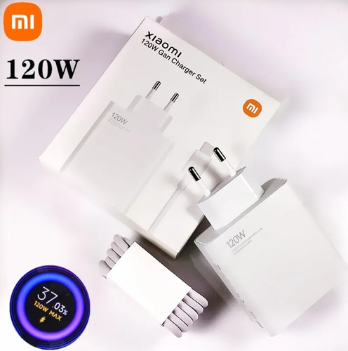 Cargador 120w Xiaomi Hyperchager Original Con Cable