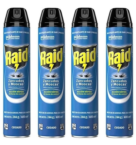 Exterminador Insectos Rai-d X 4 - g a $68