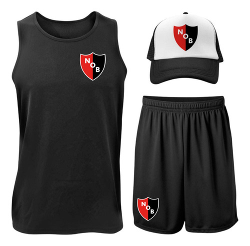 Conjunto Deportivo Musculosa + Short + Gorra - Newell's 