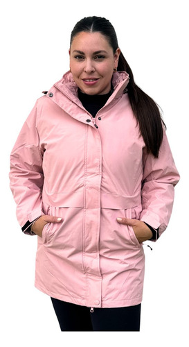 Camperon Tapado Chaleco 2en1 Abrigo Rompeviento Impermeable