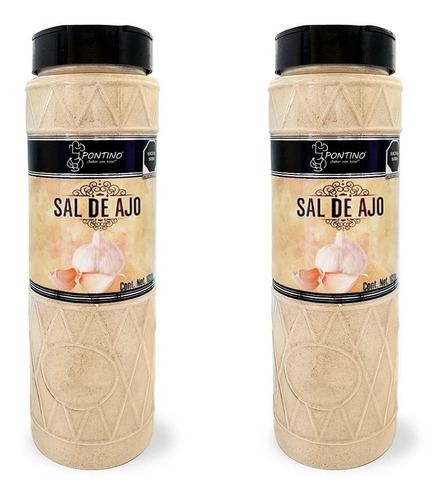 Pontino Sal De Ajo 1030 Gramos 2 Piezas