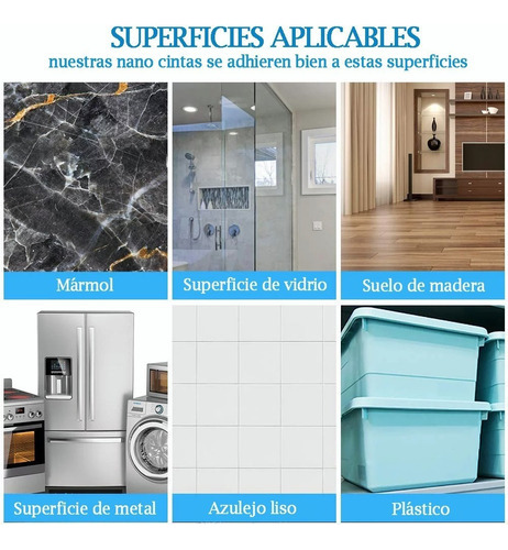 Cinta Magica Doble Cara Lavable Reutilizable 5mts