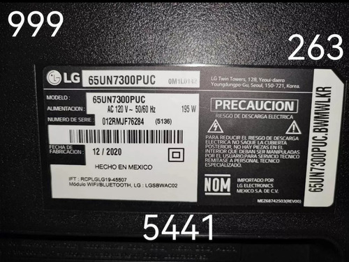 Tv Lg Uhd Ai Thinq 65 4k (Usado)