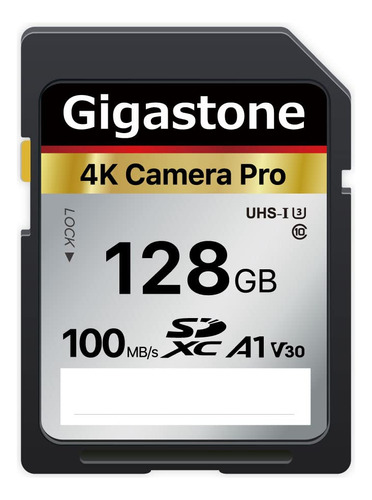 Gigastone Tarjeta Sd De 128 Gb V30 Sdxc Tarjeta De Memoria .