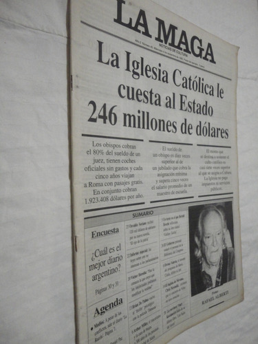 Revista La Maga Noviembre 1992- La Iglesia Católica 