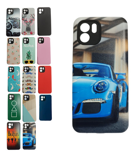 Funda Para Xiaomi Redmi A1 Protector Case + Vidrio Hd