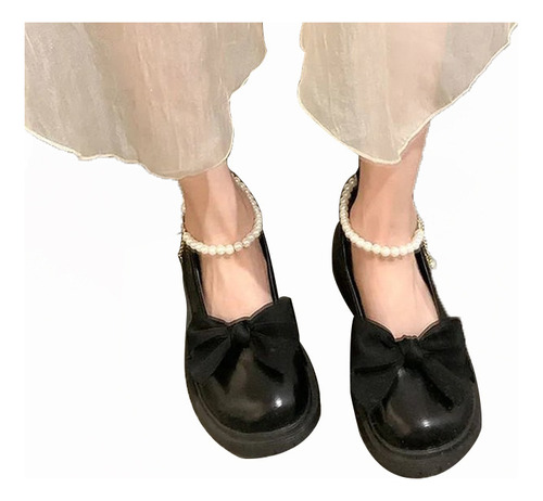 Zapatos Mary Jane Franceses For Mujer, Primavera Y Verano,