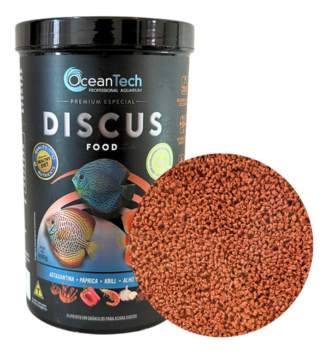 Ração Para Peixes Oceantech - Discus Food 400g
