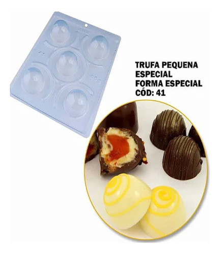 Forma De Silicone Especial Trufa 45gramas Ref: 41 Bwb