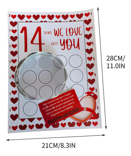 H Stationery 14 Coisas Que Eu Amo Em VocĂȘ Para O Dia Dos Nam