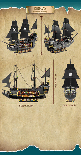C Set De Bloques De Construcción Para Maquetas De Barcos