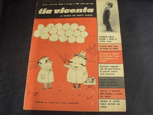 Revista Tia Vicenta # 146 (21 De Mayo 1960)
