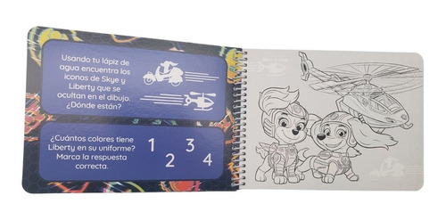 Agua Wow Librito Pintar Coloreo Con Lapiz De Agua Paw Patrol