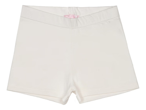 Shorts Básico Creme Em Cotton Marthiê Ma0240