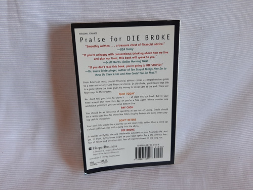 Imagen 2 de 7 de Die Broke Stephen Pollan /mark Levine Harper Collins